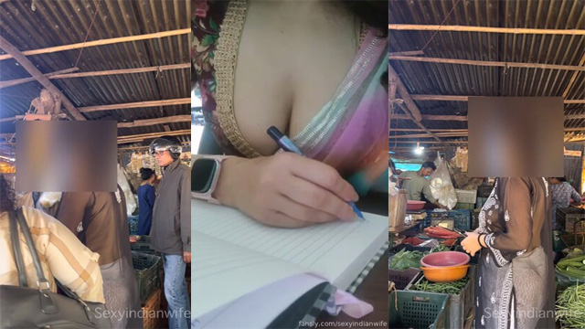 SexyIndianWife Dare In Crowded – Veg Market Hotel Room Fuck