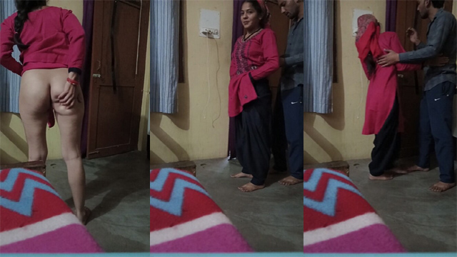 Cute Aunty Having Fun With Devar Secretly At Home Desi New MMS