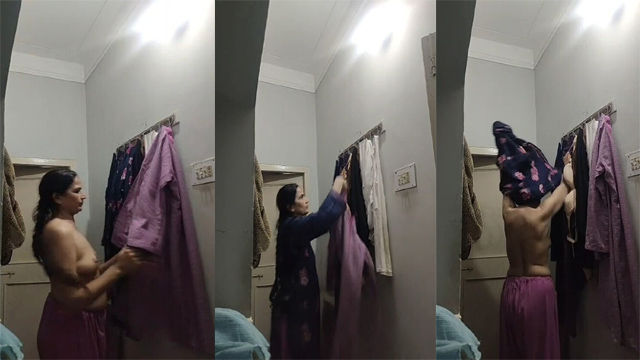 Bhabhi Changing Clothes – Hidden Captured Viral Porn Video