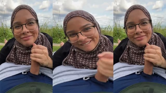Hijabi Maal Babe – Big Cock Suck Fuck In Park